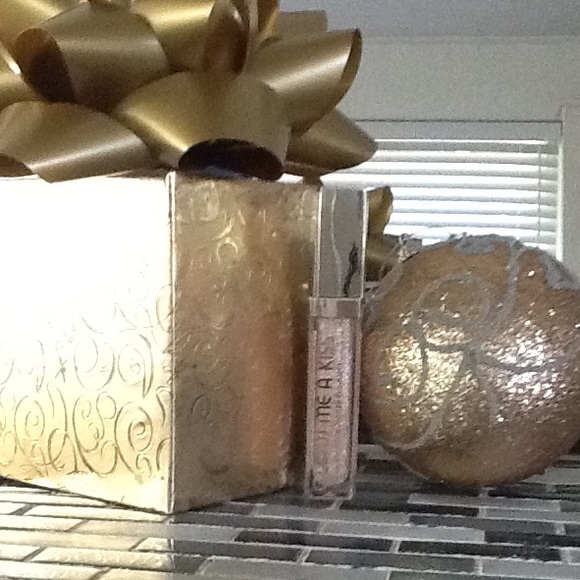 Nude Shimmer LIGHT-UP Gloss w MIRROR on side! - Picture 4 of 6